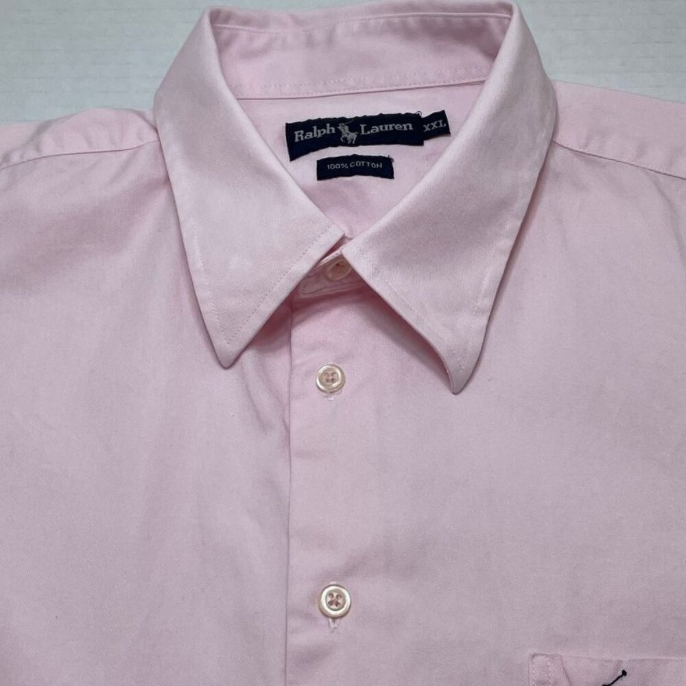 Polo Ralph Lauren Men's Shirt - Soft Pink - Size XXL - EUC